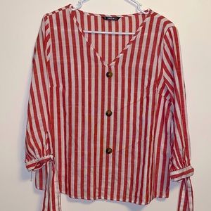 Red striped shirt